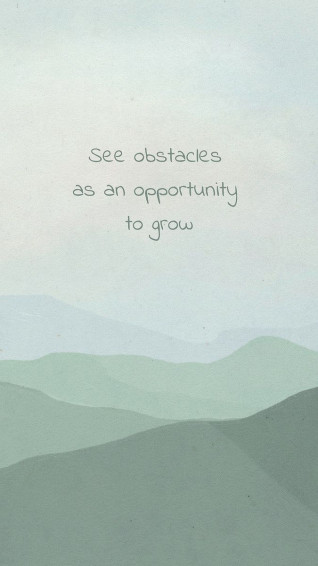Motivational Quote Template Vector On Landscape Background