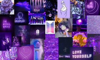 Wallpaper Bts Aesthetic Purple Picture