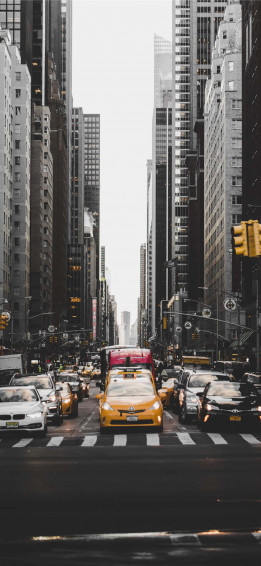 iPhone X Ny City Midtown Manhattan Background Wallpaper