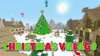Minecraft Christmas Village Showcase