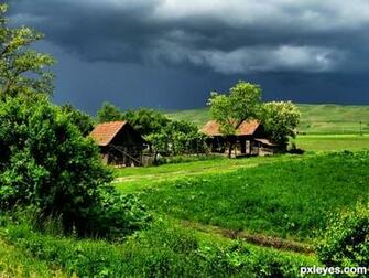 Spring Storm Created By Wind