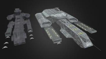 Prometheus And Daedalus Stargate 3d Model By