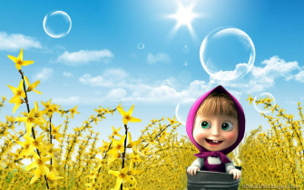 Masha And The Bear HD Wallpaper