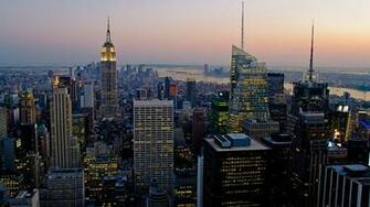 New York Scene Wallpaper HD