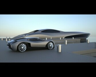Strand Yacht And Supercar Lux HD Wallpaper Epic Desktop Background