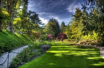 Butchart Gardens Victoria Computer Wallpaper Desktop Background