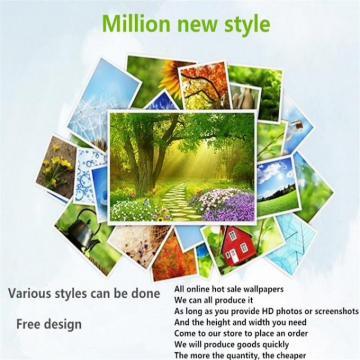 Custom Wallpaper Vine Stone Wall Nordic Small Fresh