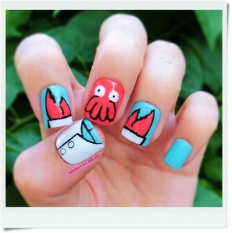 Zoidberg Nails Wallpaper Nail Designs