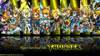 Brave Frontier Thunder Units Wallpaper By Fickleheartedgeek On