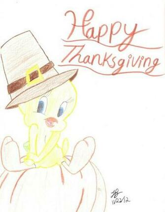 Tweety Bird Thanksgiving By Jolee15