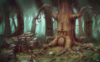 Haunted Forest Wallpaper The Resilient