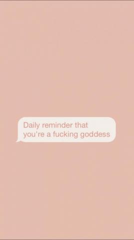 Reminder Goddess Quotes Words Wallpaper