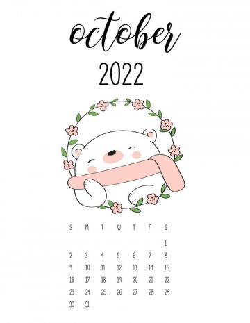 Printable October Calendars