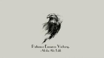 Patience Ensure Victory Advertisement HD Wallpaper