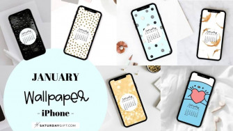 January Calendar Wallpaper Cute Background For Your iPhone