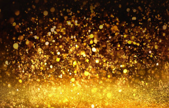 Black And Gold Glitter Wallpaper
