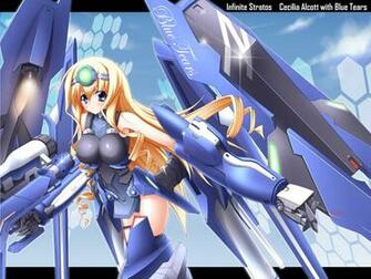 Cecilia Alcott Infinite Stratos Mecha Wallpaper