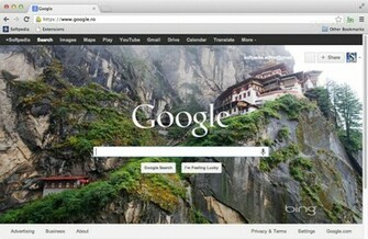 Bing Wallpaper For Google Home Screenshot The