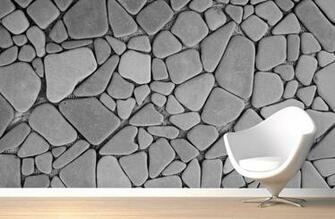 Grey Pebble Stone Wallpaper Mural Muralswallpaper Co Uk