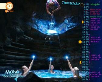 January Mako Mermaids Wallpaper