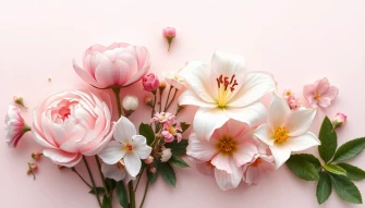 Aesthetic Flowers Simple Wallpaper