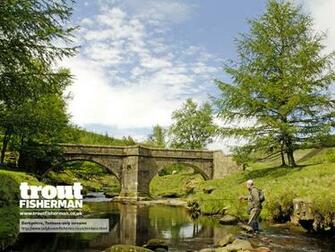 Desktop Wallpaper Trout Fisherman