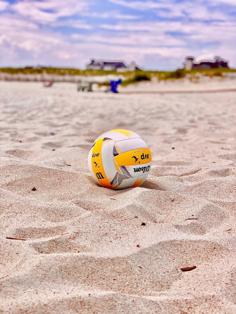 This Volleyball Ball Is Ready For Some Epic Plays Wallpaper