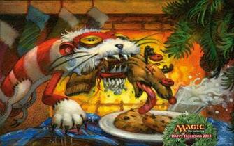 Wallpaper Of The Week Stocking Tiger Magic Gathering