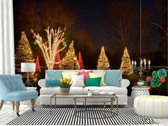 Amazon Kanworse Wallpaper S Print House With Christmas