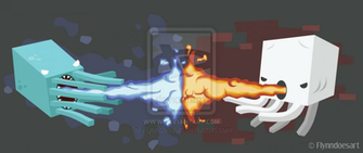 Wallpaper Steve Minecraft Fighting