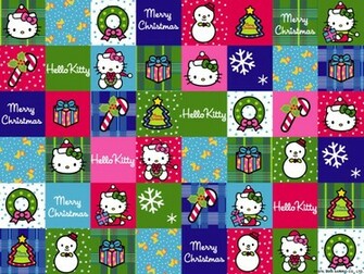 Hello Kitty Merry Christmas Wallpaper