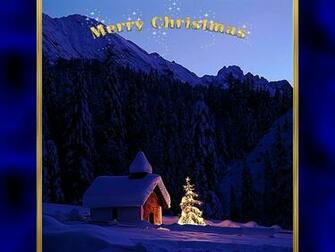 Christmas Cabin Wallpaper