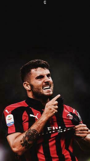 Jdesign On Ac Milan Patrick Cutrone Wallpaper