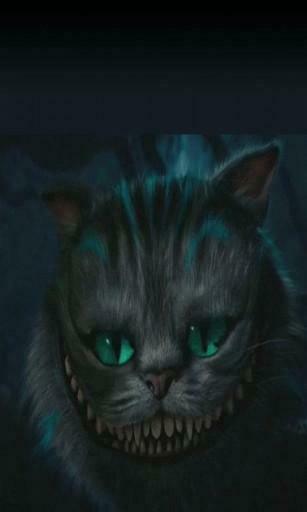 Bigger Creepy Cheshire Cat Live Wall For Android Screenshot