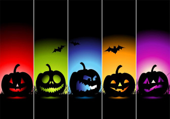 Neon Halloween Wallpaper On