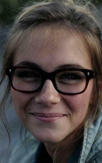 Cute Nerdy Girl Mobile Wallpaper