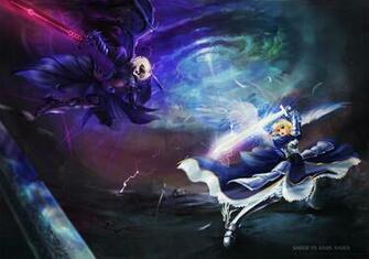 Angel Armor Blonde Hair Devil Fate Stay Night Saber Alter Short