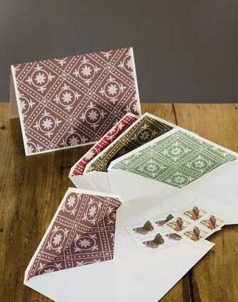 Make Your Own Pretty Stationery And Envelopes Canadian Living