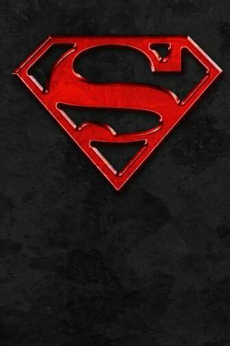 Logo Superman Dark Red Animated Mobile Wallpaper Jpg