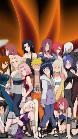 Naruto Harem Computer Wallpaper Desktop Background