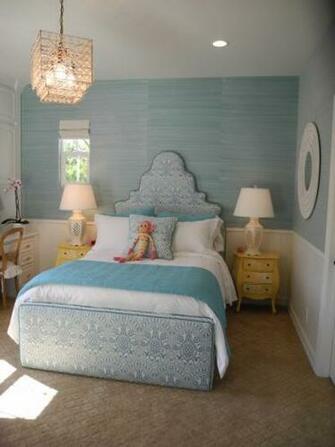 Image Blue Grasscloth Wallpaper In Bedroom Pc Android