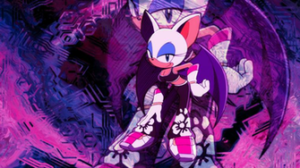 Rouge The Bat By Light Rock
