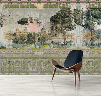 Wallpaper Faded Empire Restoration Project Kerrie Brown