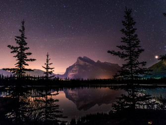Night Mountain Wallpaper
