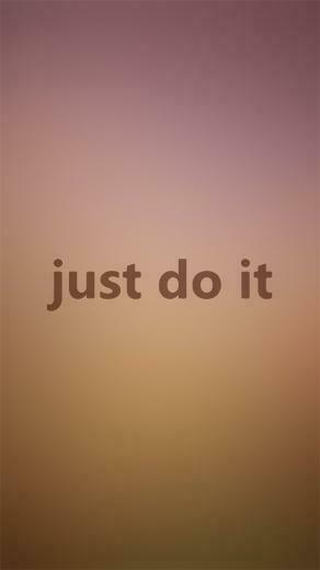 Just Do It iPhone Background