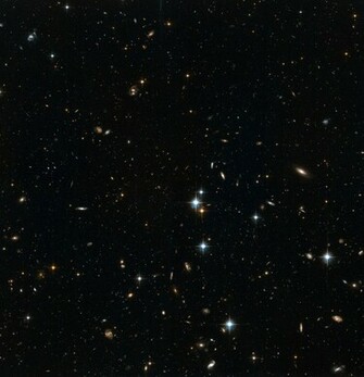 Stars In The Andromeda Galaxy S Halo With Background Galaxies