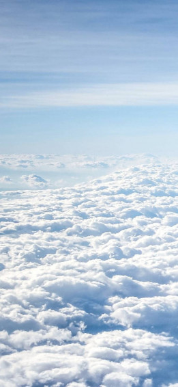 Cloudy Sky Light Blue Aesthetic iPhone Wallpaper
