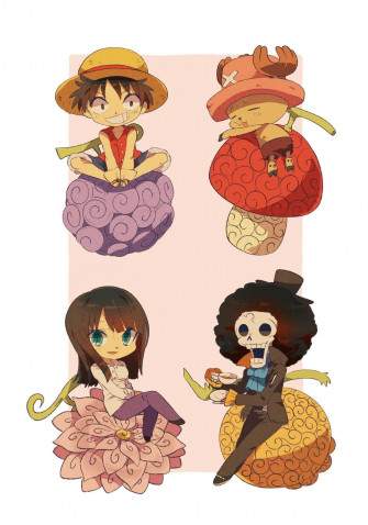 Caption Exciting Devil Fruit From One Piece Anime