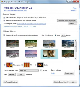 Wallpaper From Bing Home