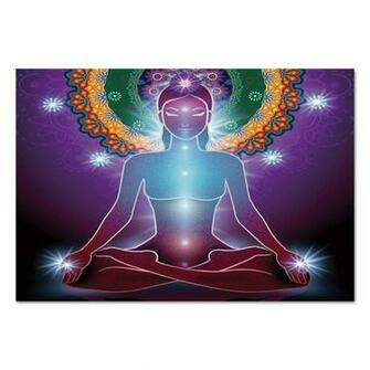 Large Wall Mural Sticker Yoga Inner Peace Kundalini